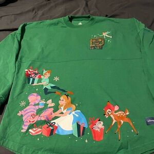 Disney Christmas Emerald Green Spirit Jersey